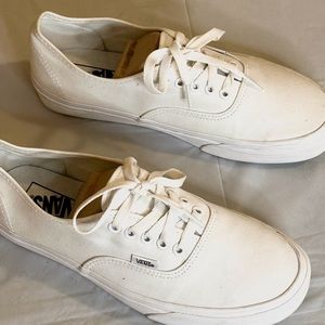 White Vans Sneakers